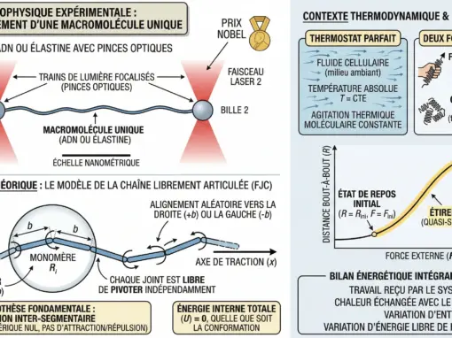 Modèle de la Chaîne Librement Articulée (Polymère 1D) Modèle de la Chaîne Librement Articulée (Polymère 1D)
